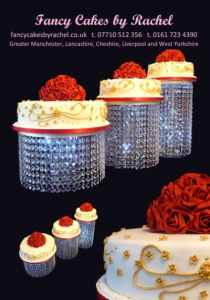 061-crystalweddingcakewithgoldandredroses-1