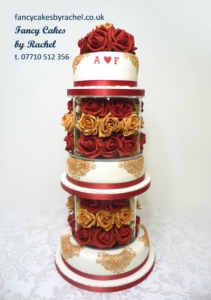 goldandmaroonweddingcakeatNawaabs-1543ccdee8583f